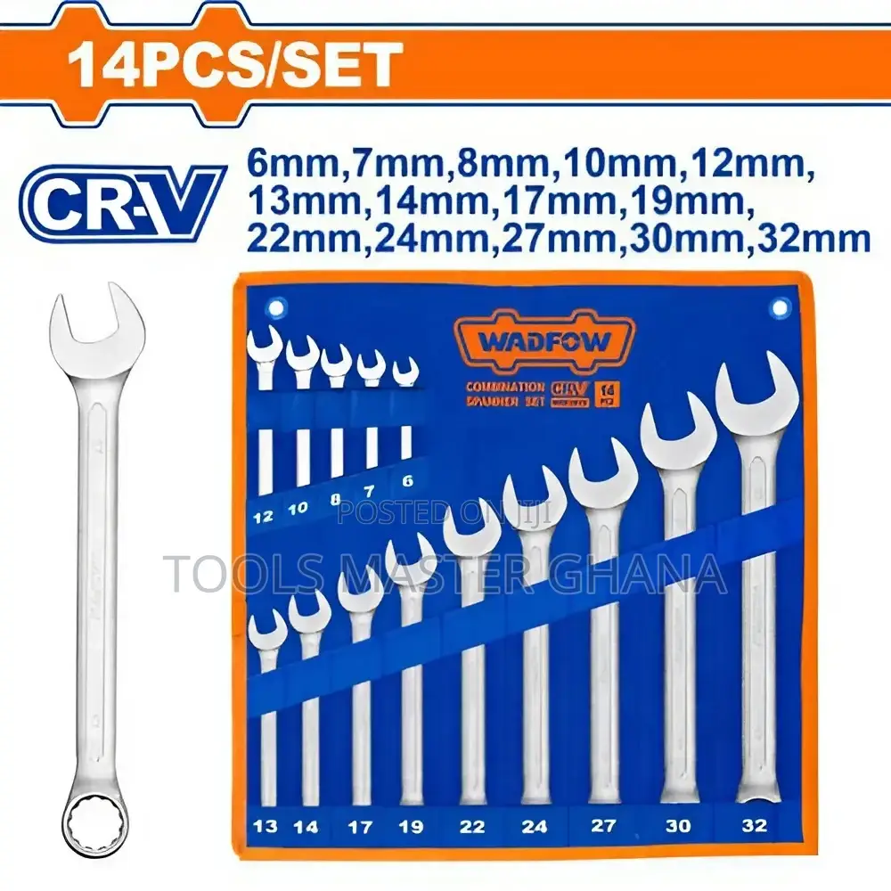 14 Pcs Combination Spanner Set - Wsp1m14