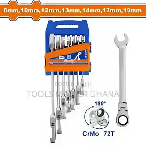 7 Pcs Flexible Ratchet Spanner Set - Wsp5207