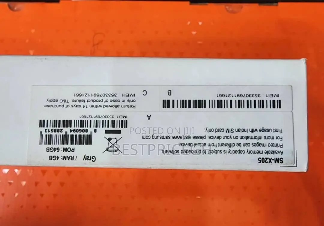 New Samsung Galaxy Tab S9+ 128 GB Black