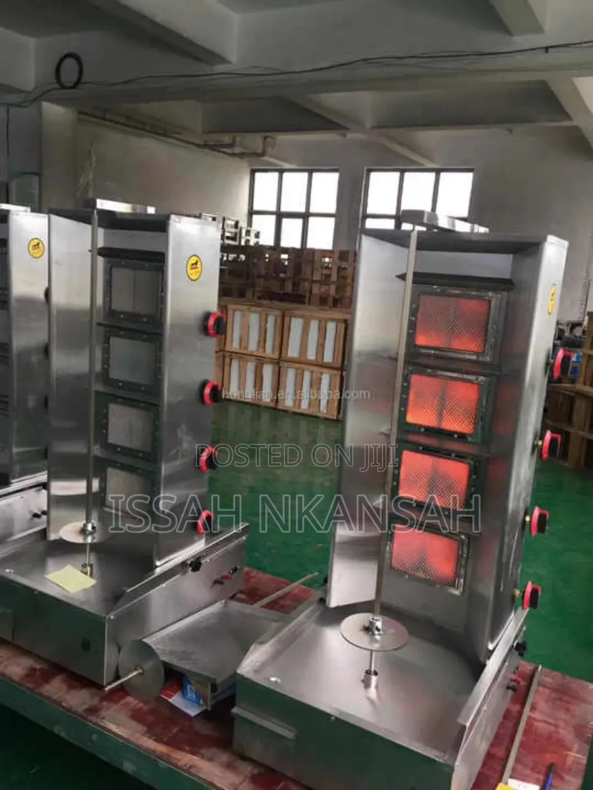4 Burner Gas Shawarmer Machine