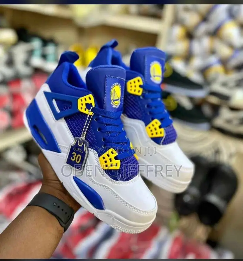 Original Air Jordan 4 Blue Curry