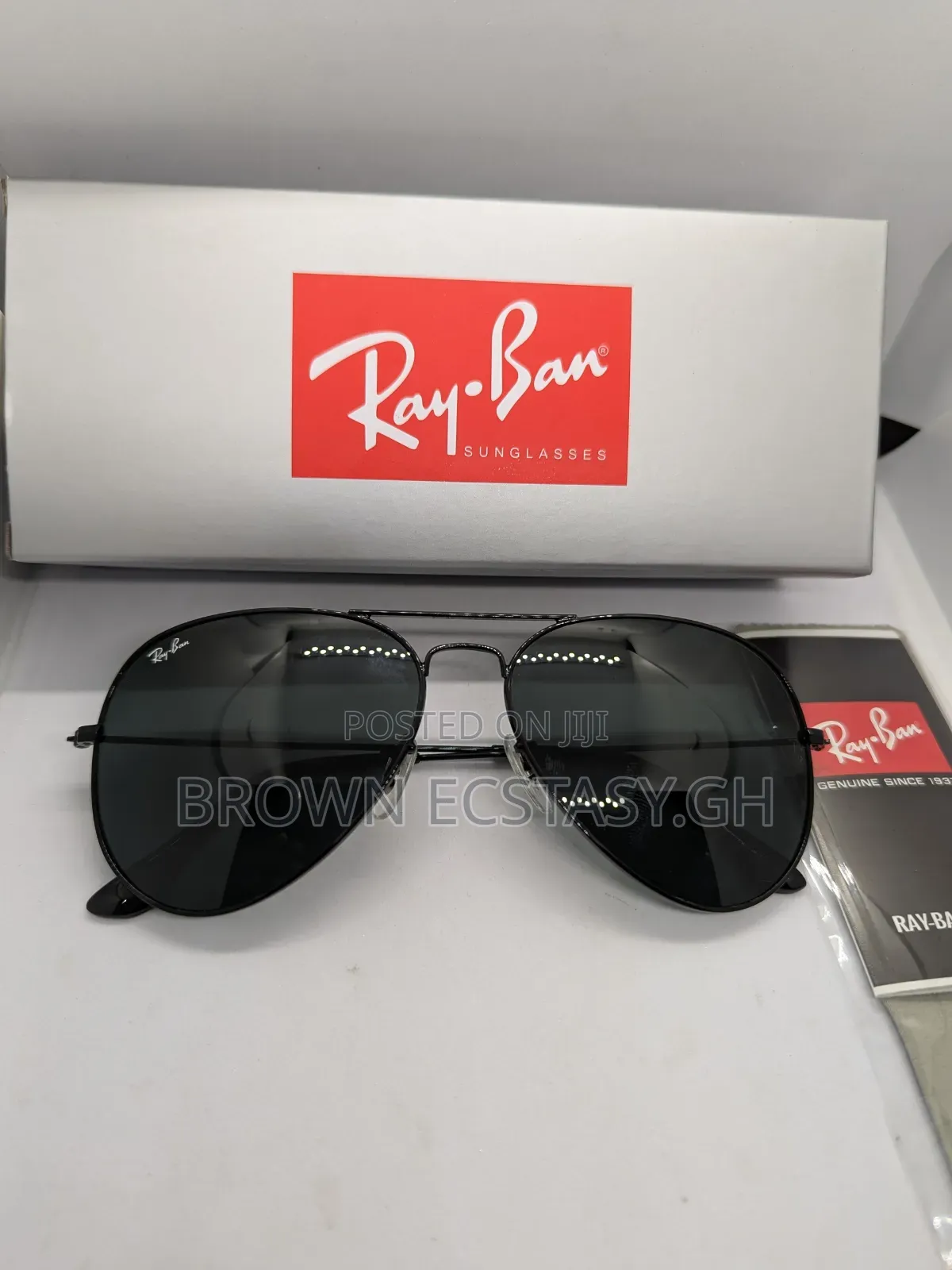 All Black Ray-Ban Aviator Sunglasses