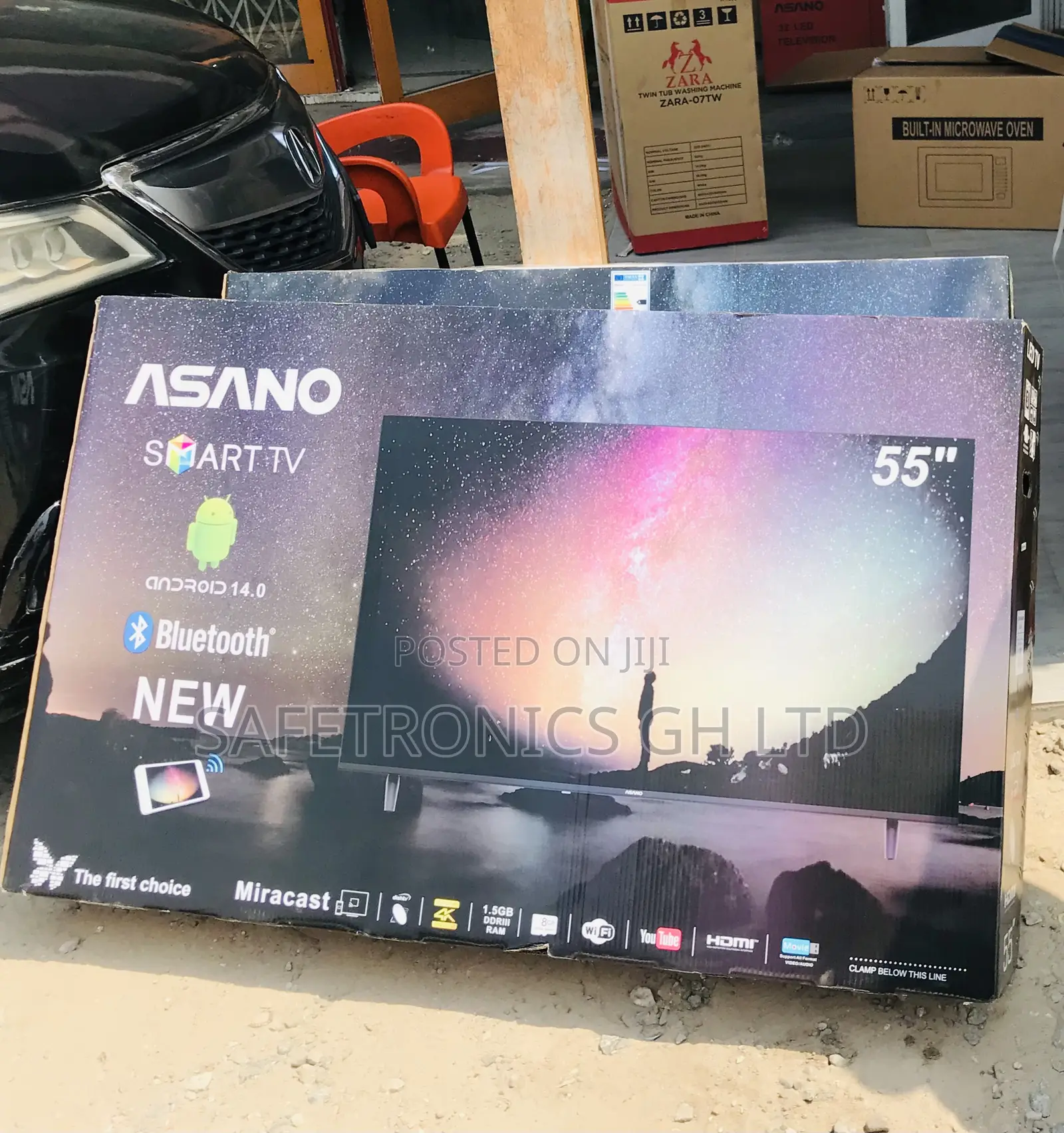 Clearview Asano 55 Inch Smartscreen Led Android Tv