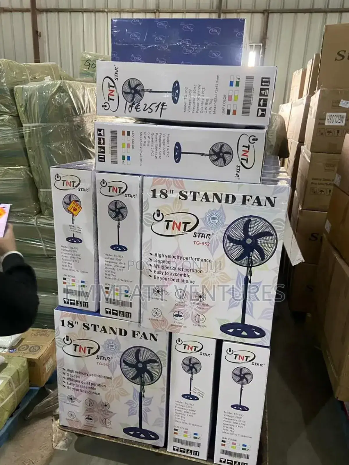 2 Standing Fan 18" for Gh599 Only