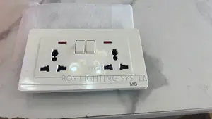Ms Double Socket White