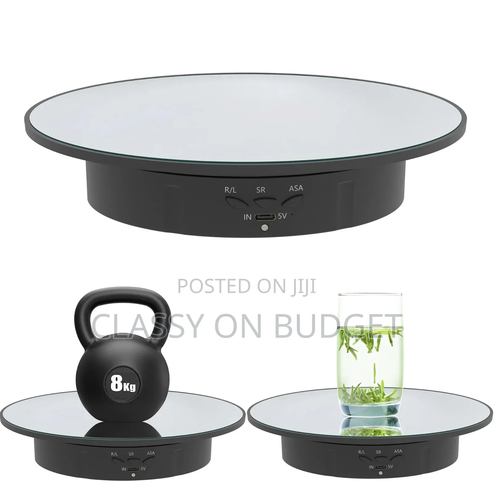 360 Electric Mirror Turntable