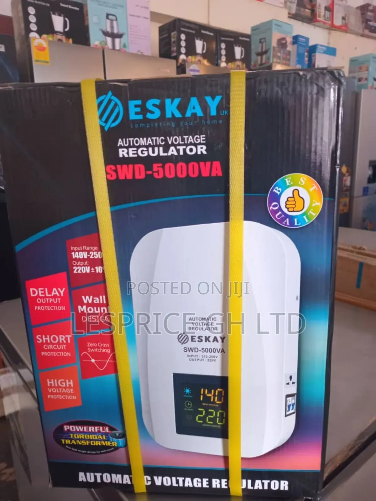 Smooth Operation: Eskay Automatic Regulator, 5kva