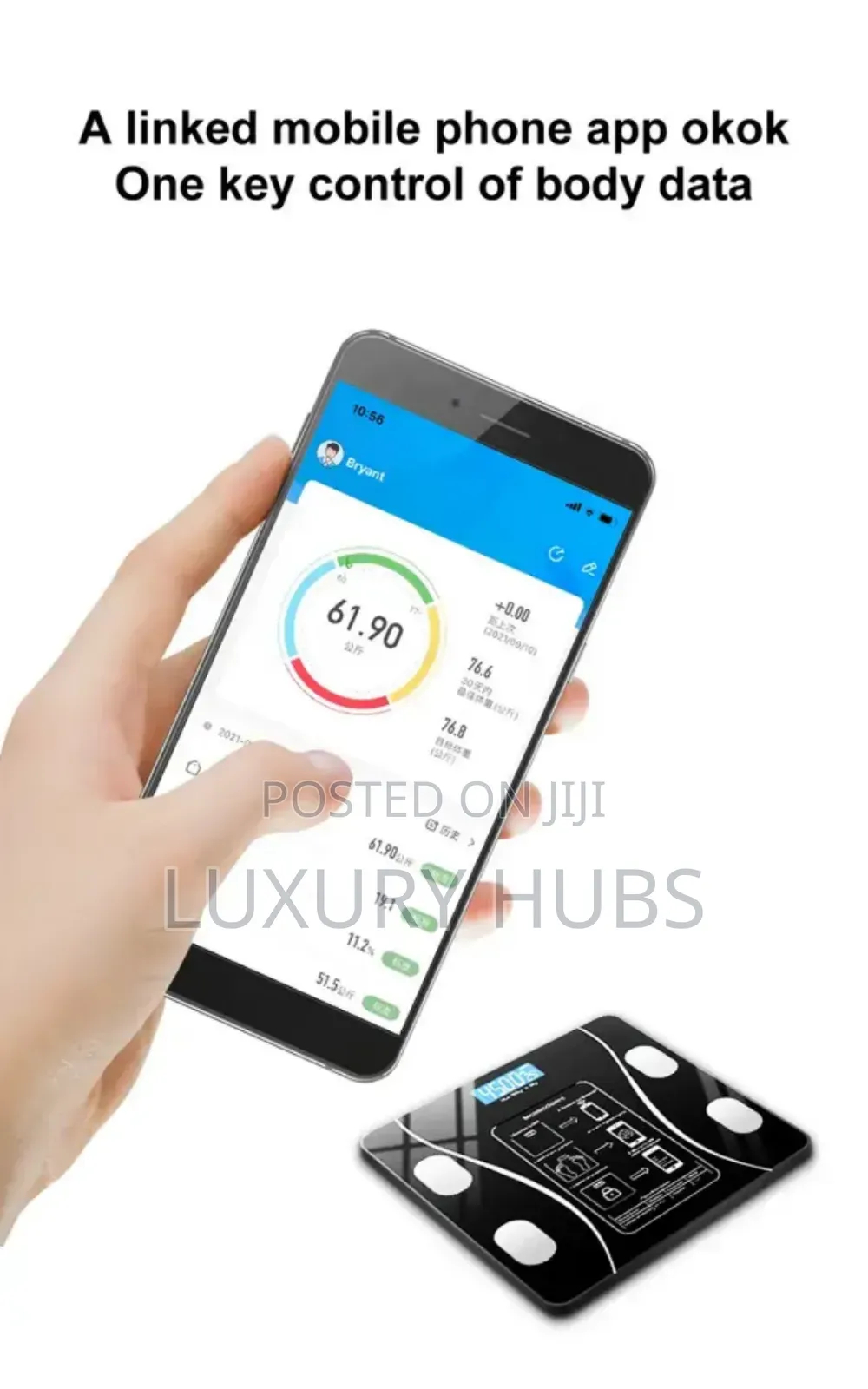 180kg Electronic Bluetooth Body Fat Scale