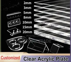 Clear/Transparent Acrylic Perspex