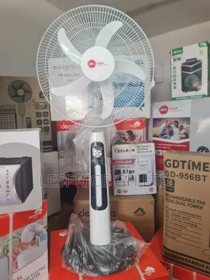 12v Battery: H a 18" Rechargeable Fan.