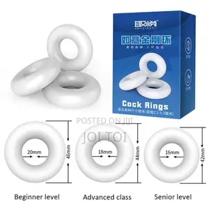 3pcs Thick Silicon Cock Ring