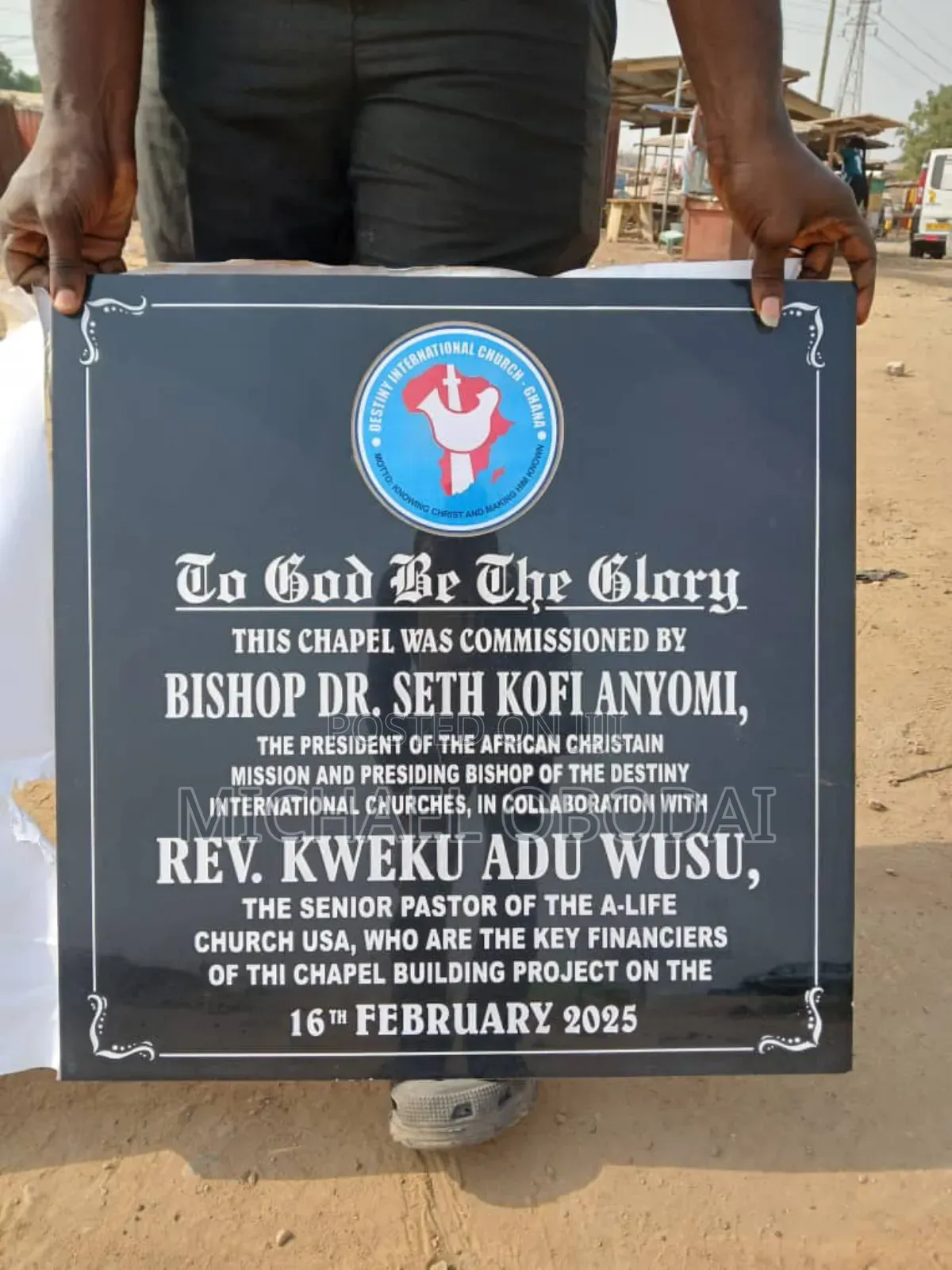 Unveiling Plaque