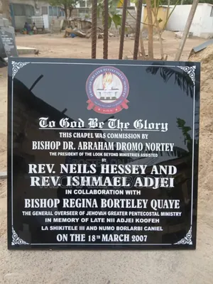 Unveiling Plaque