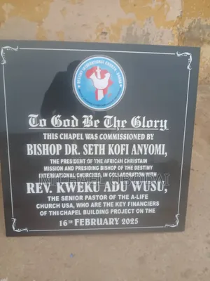 Unveiling Plaque