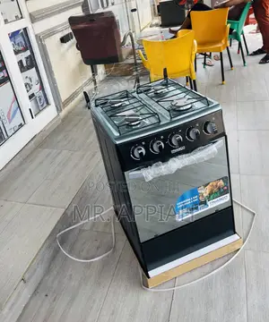 Affordable Nasco Gas Oven 4 Burner With Oven(Black).