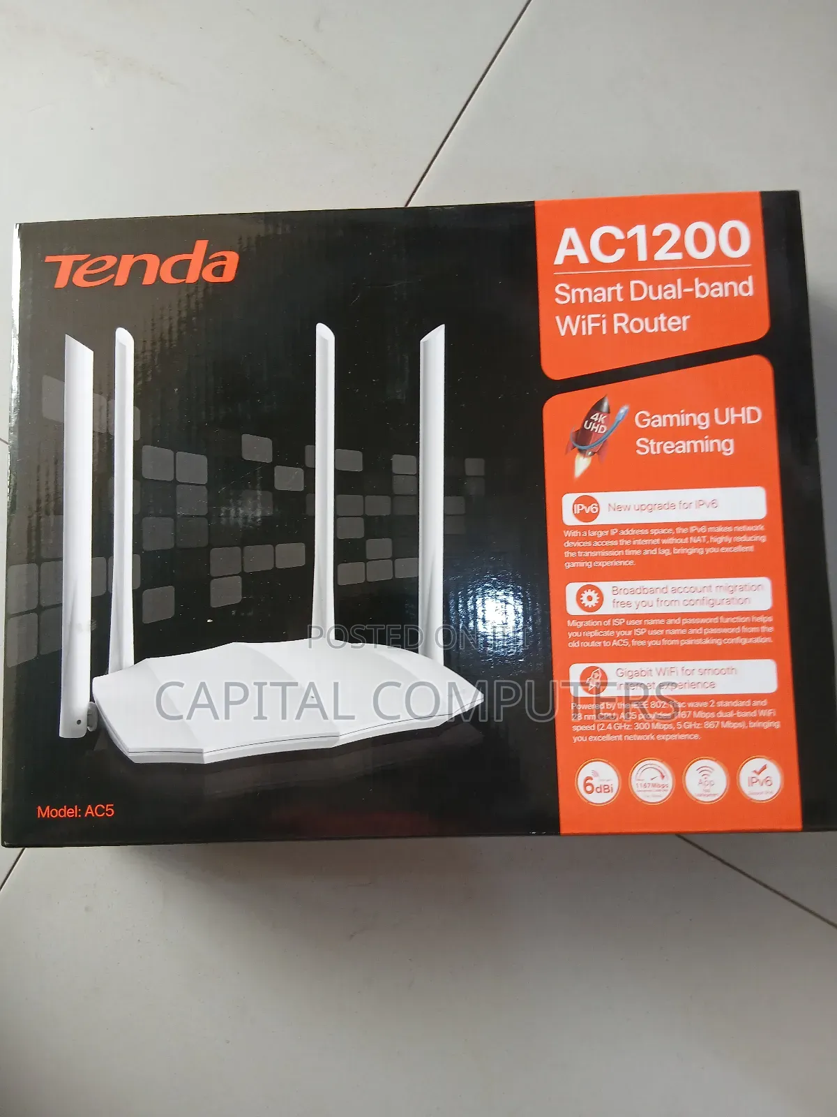 Tenda Ac1200 Smart Dual Band Wifi Router