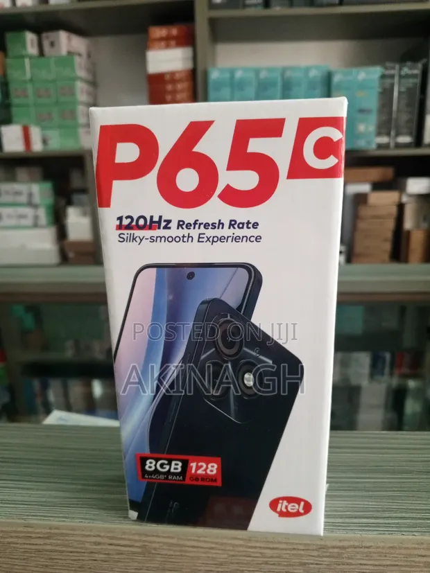 New Itel P65 128 GB Black
