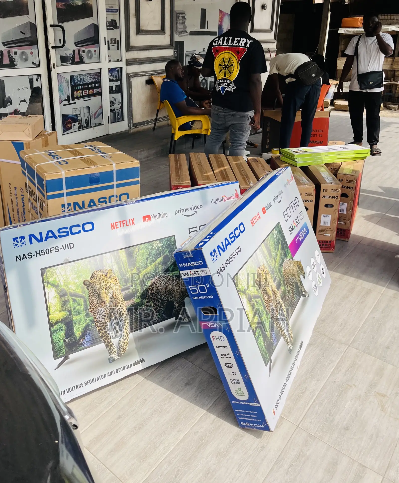 Get Classic Nasco 50 Inch FHD Satellite Smart Screen Tv.