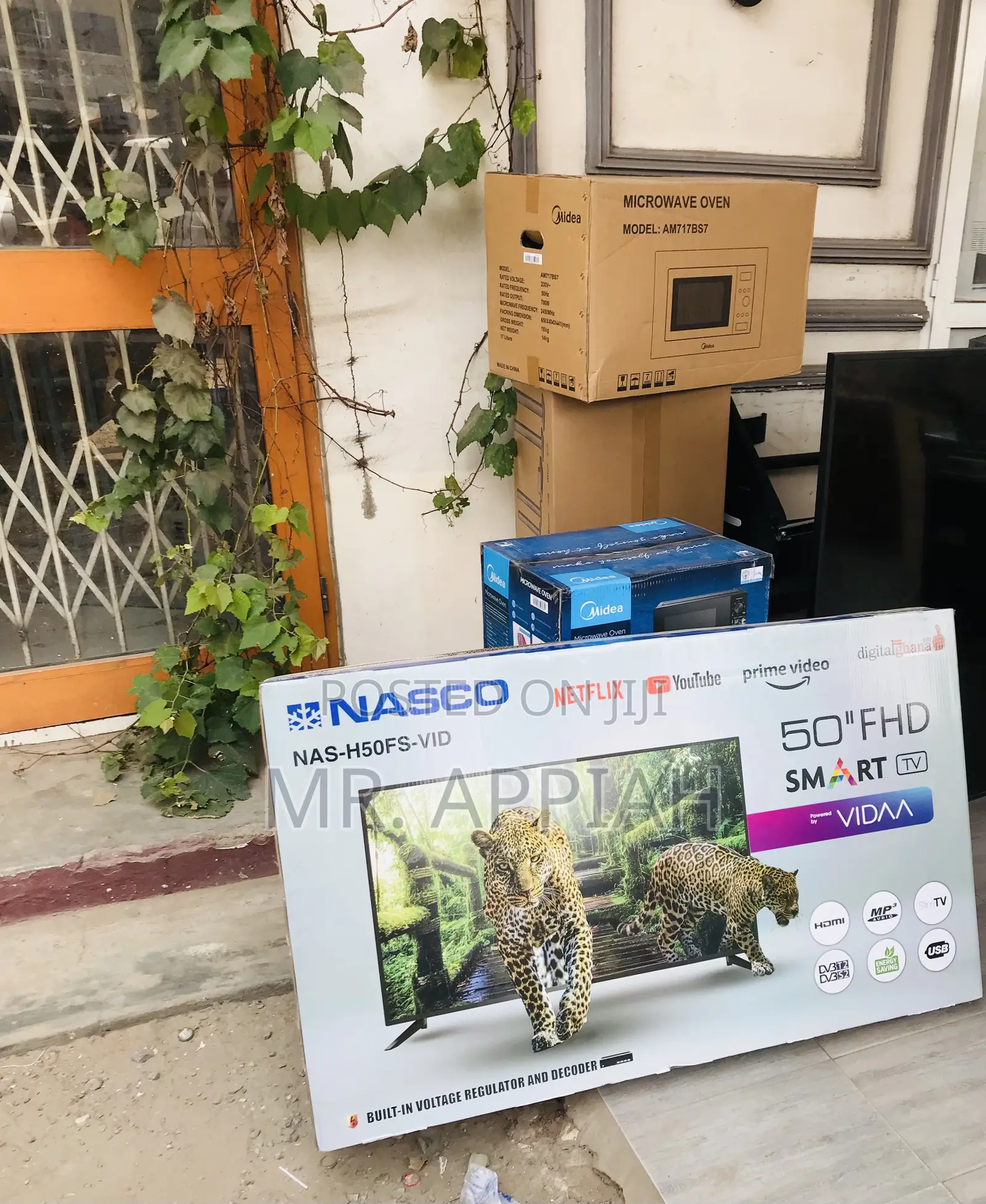 Efficient Nasco 50 Inch FHD Satellite Smart Screen Tv.