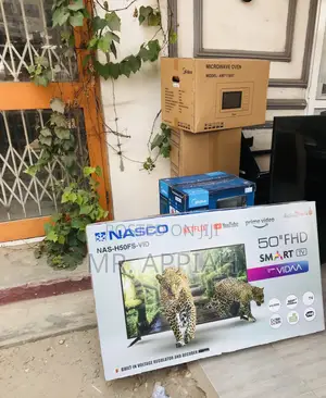 Efficient Nasco 50 Inch FHD Satellite Smart Screen Tv.