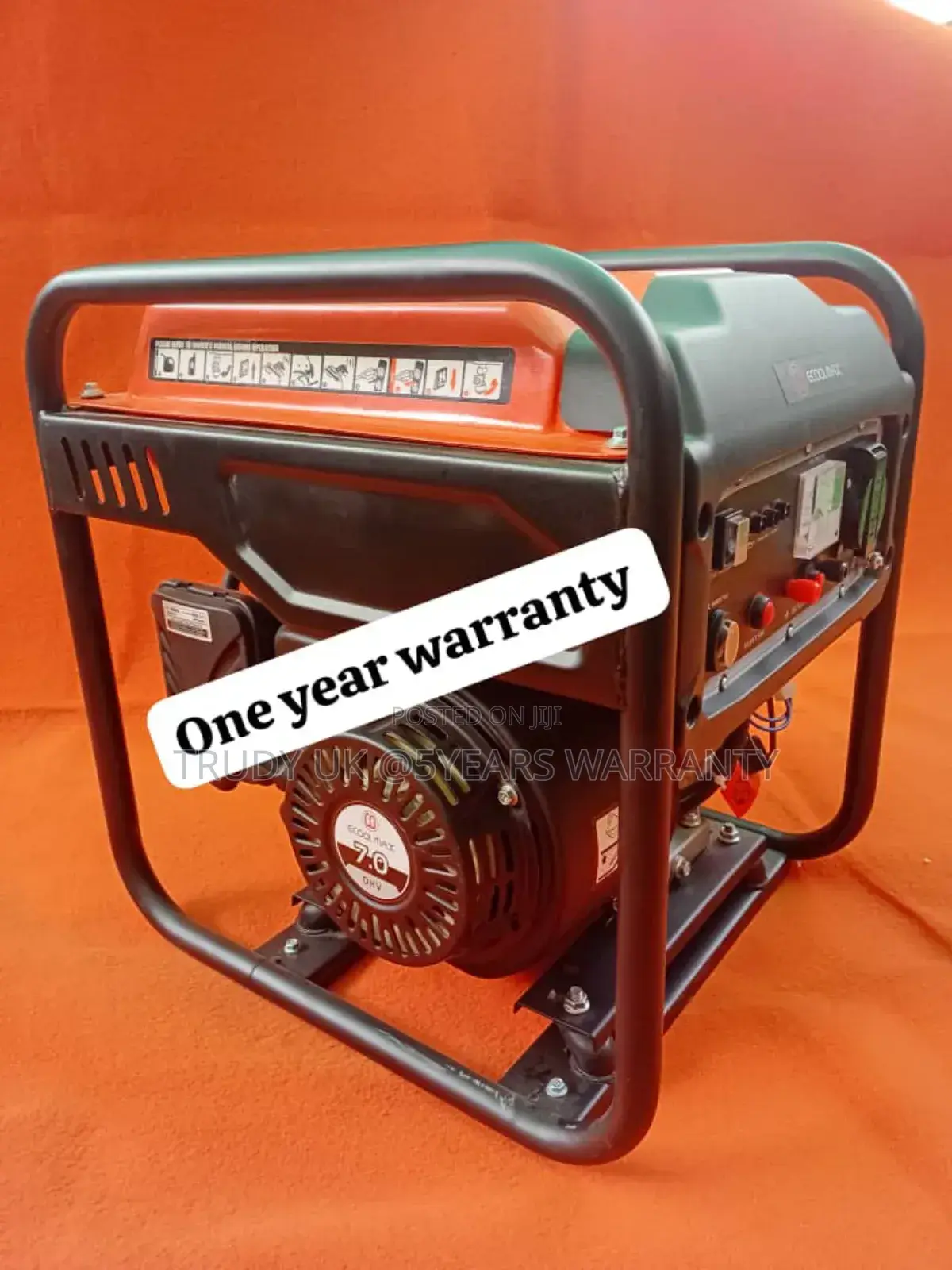 Gentest Uk 7kva 8000wats Ecoolmax Pertol Generator Silent Jp