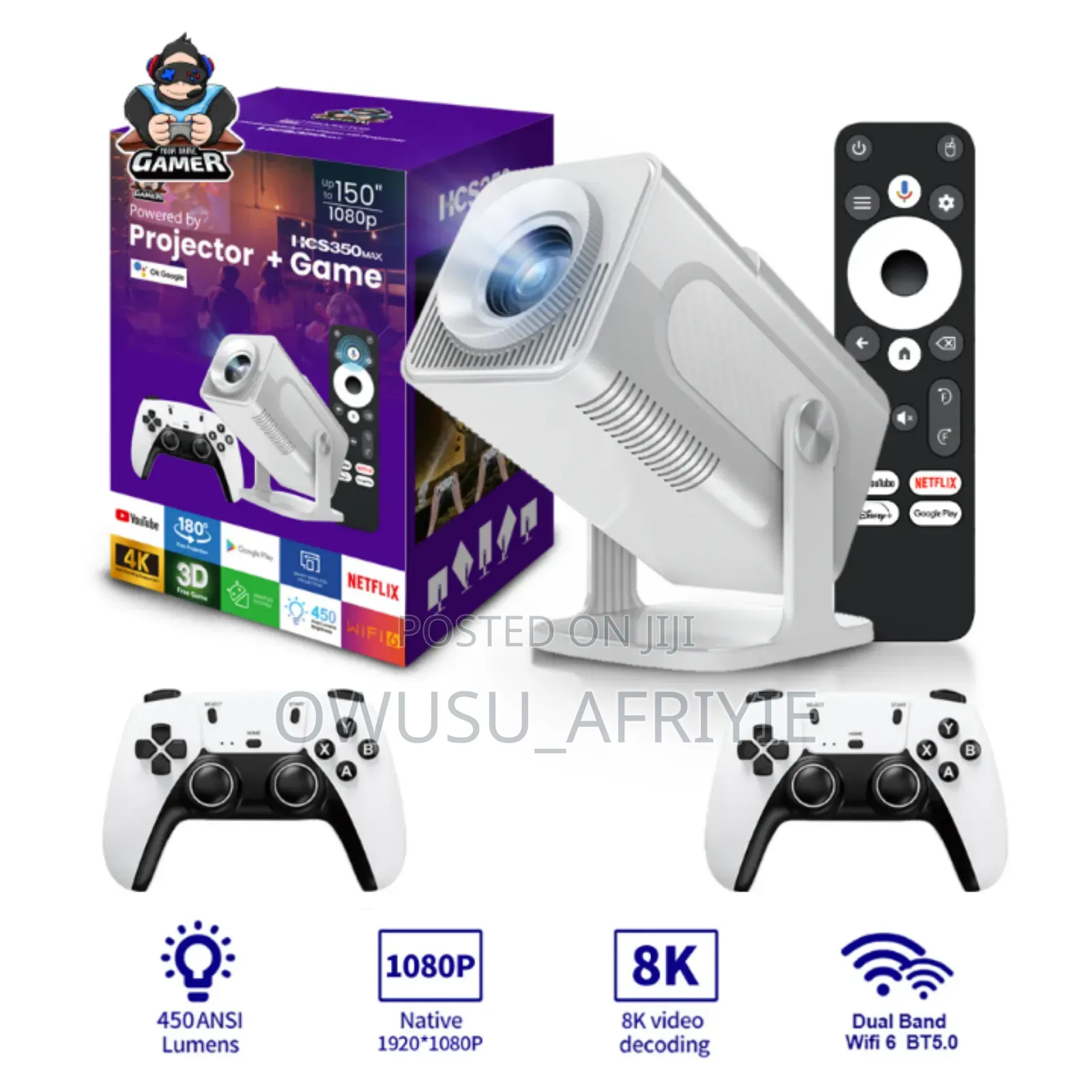 Zuku Allwinner H713 450ansi Hcs350max Projector