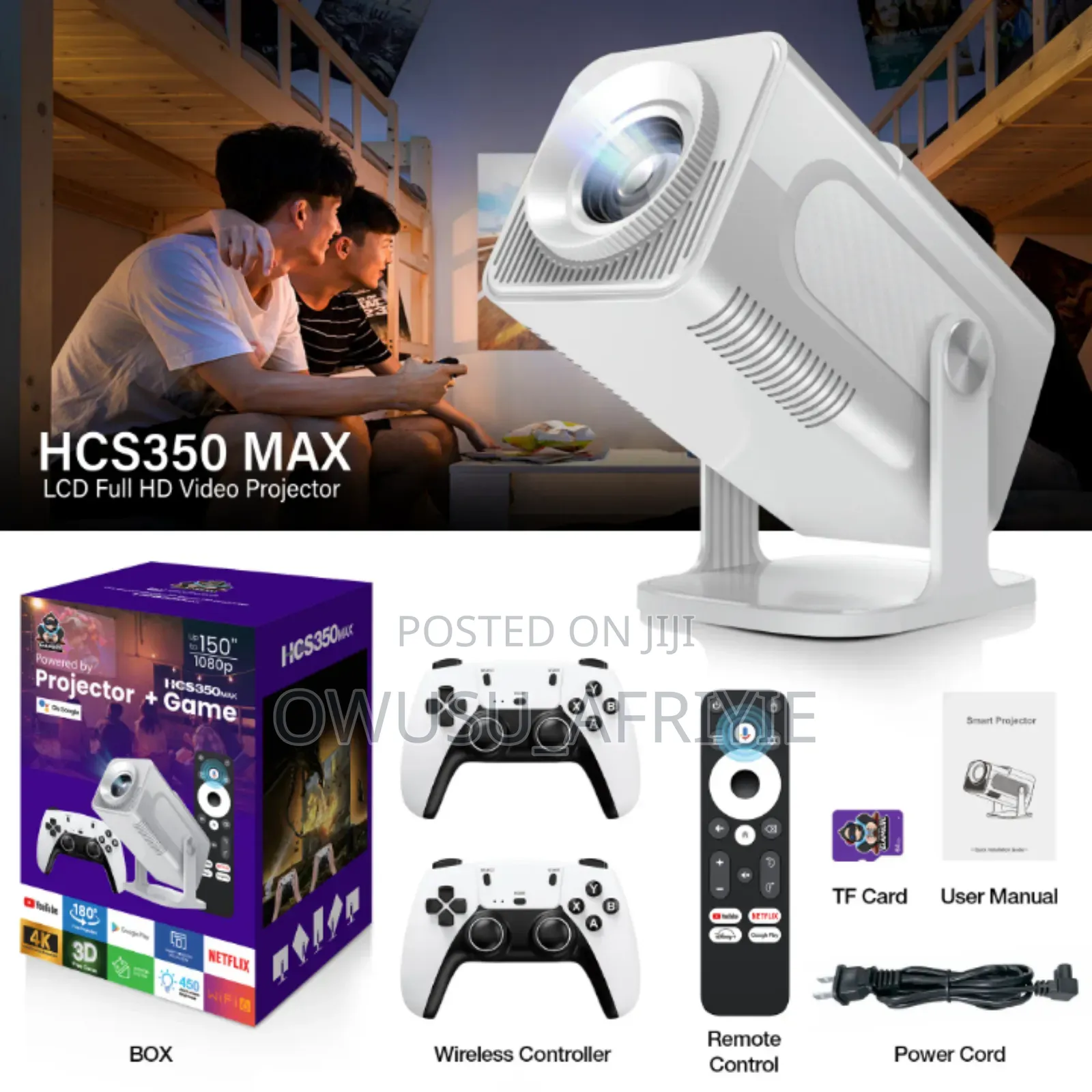 Zuku Allwinner H713 450ansi Hcs350max Projector