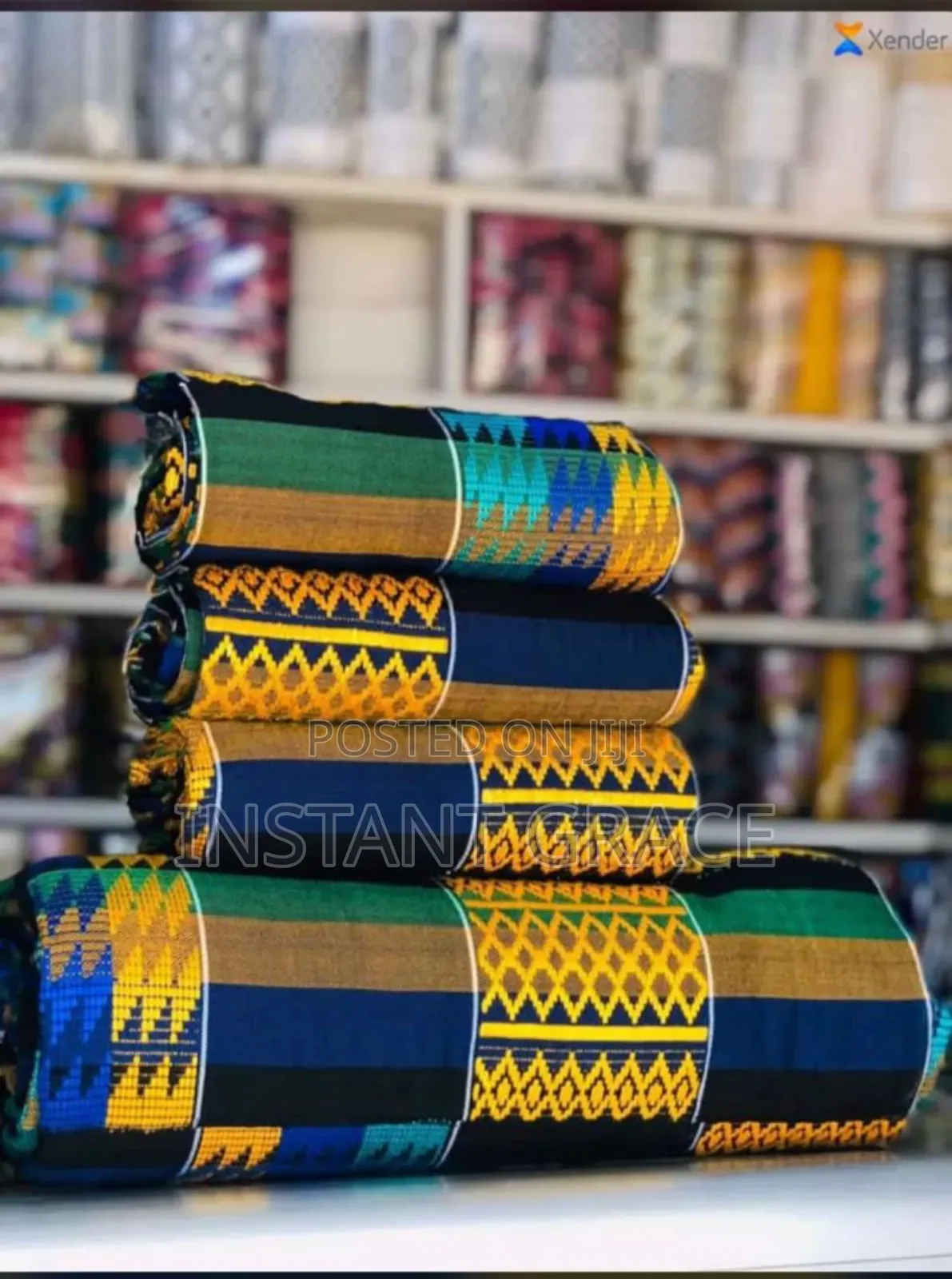 Bonwire Kente Cloth. Men and Women Set