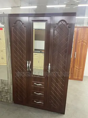 Modern Design Clothes Wardrobe With Mirror and Drawers