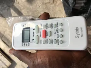 White Color With Red Power Bottoms Syinix Remote
