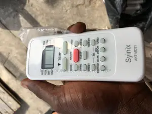 White Color With Red Power Bottoms Syinix Remote