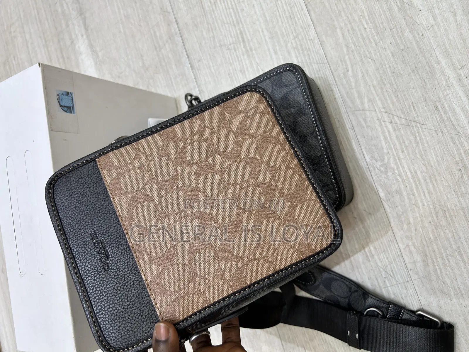 Coach Side Bag / Brown Color