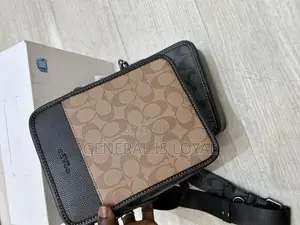 Coach Side Bag / Brown Color