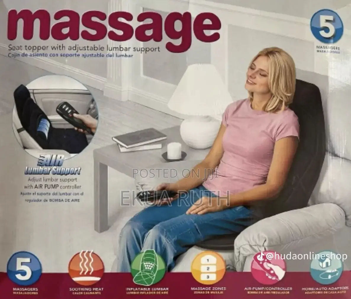 Full Size Seat Topper Massage