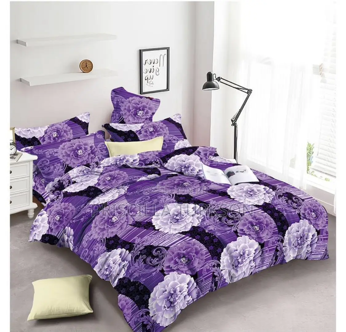 Mauve Flower Bedsheet