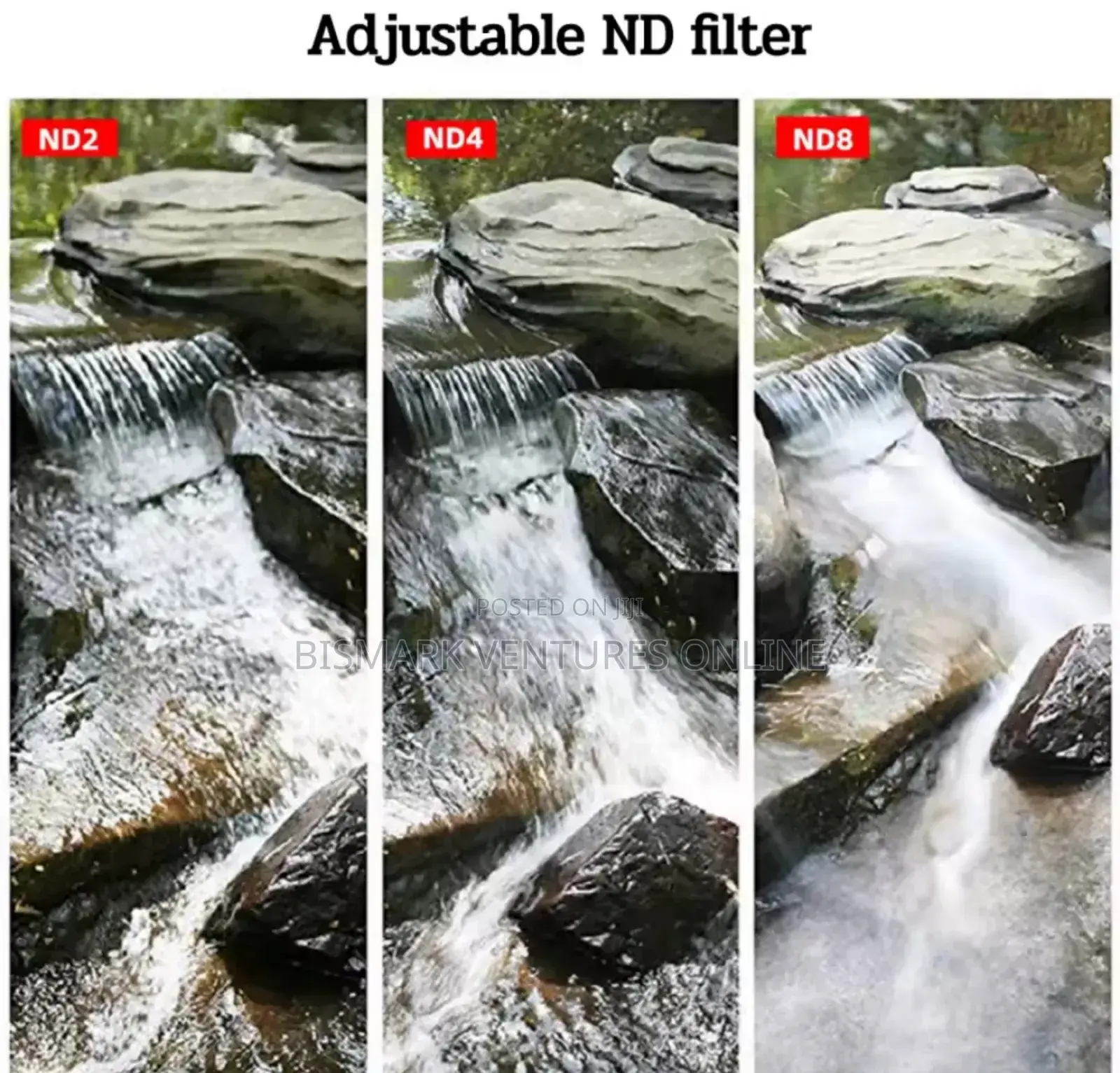52mm Nd 2-400 Filter for Smart Phone Camera Lens.