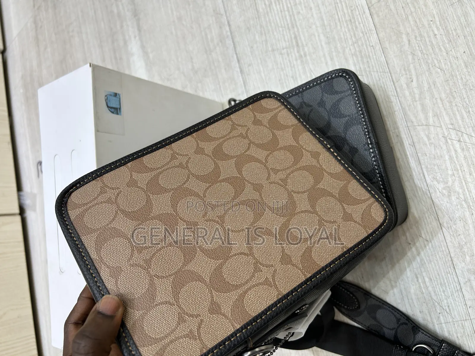 Coach Side Bag / Brown Color