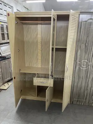 Foreign Modern Three Doors Storage Wardrobe