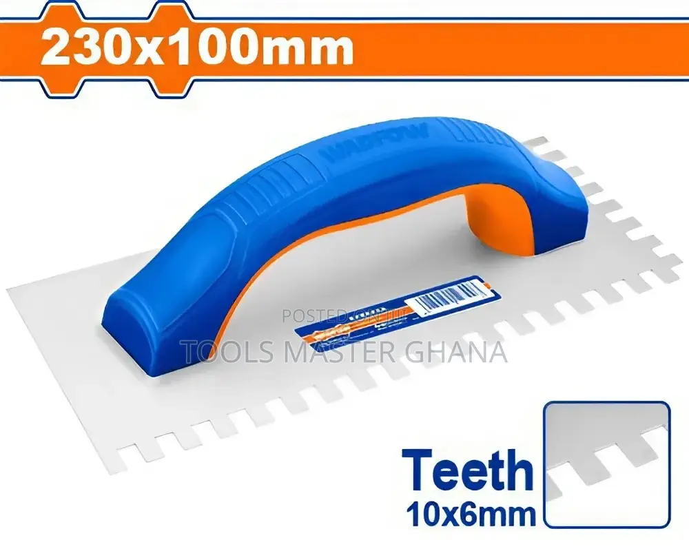 Plastering Trowel With Teeth # Wpe4923