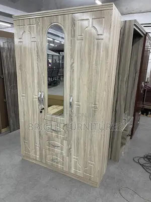 3 Doors Foreign Wardrobe Simple Design for Laundry Storage