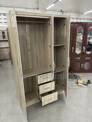 3 Doors Foreign Wardrobe Simple Design for Laundry Storage