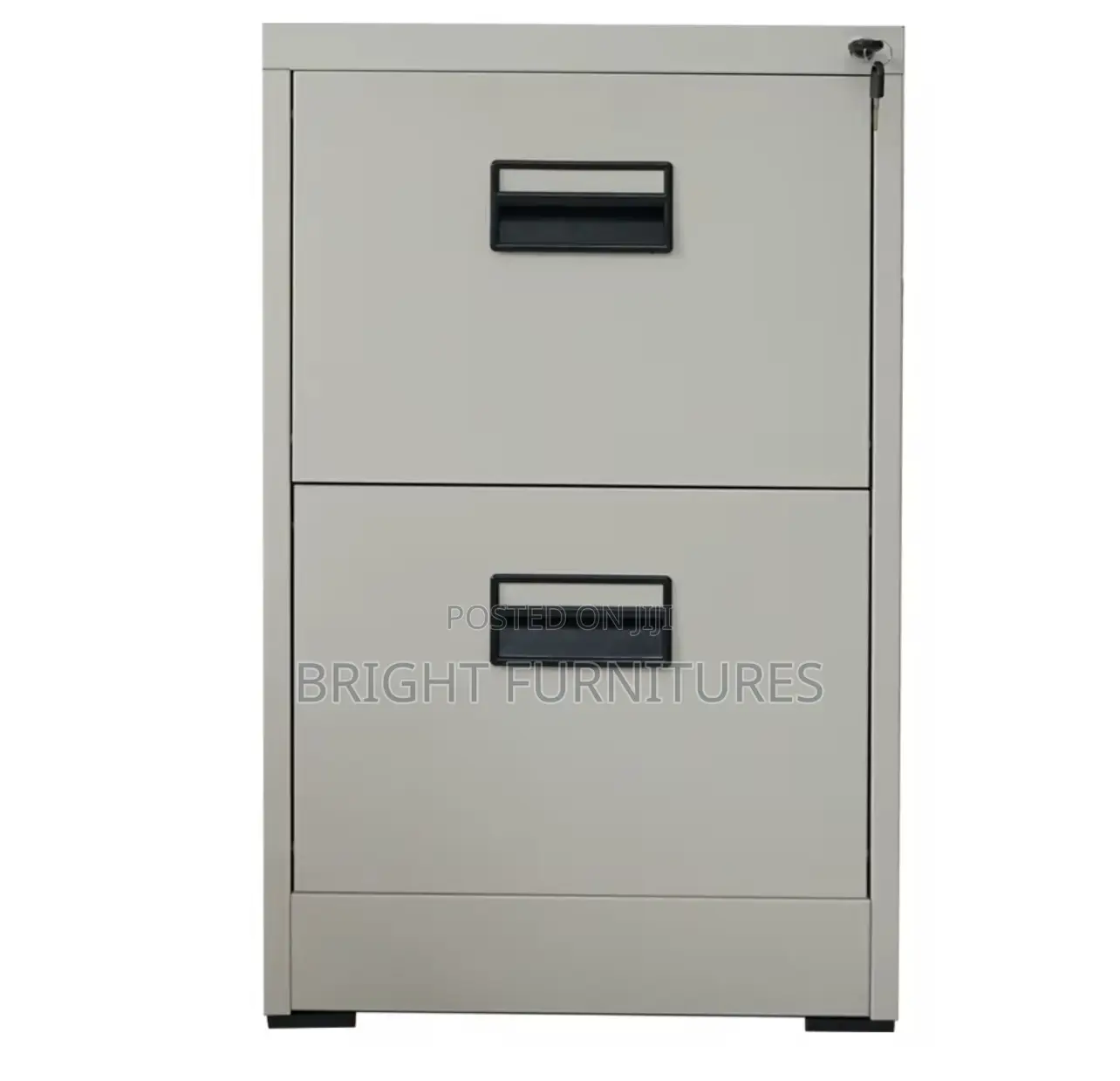 Modern Home Office 2 Drawer Vertical Metal Storage Cabinet
