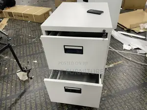 Modern Home Office 2 Drawer Vertical Metal Storage Cabinet