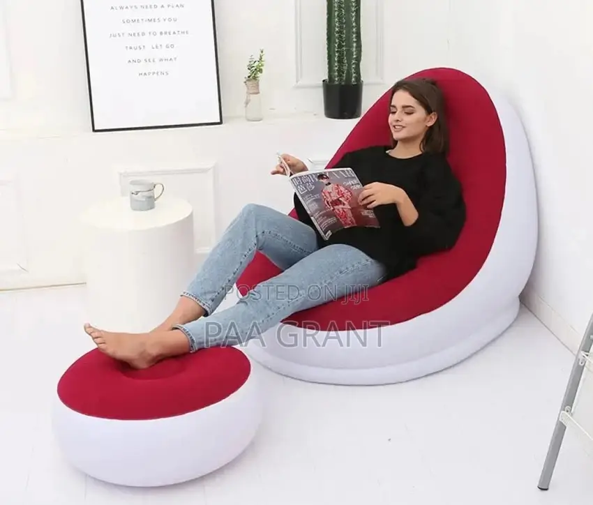Cozy Comfort Anywhere, Anytime ;Inflatable Air Sofas + Free Pump