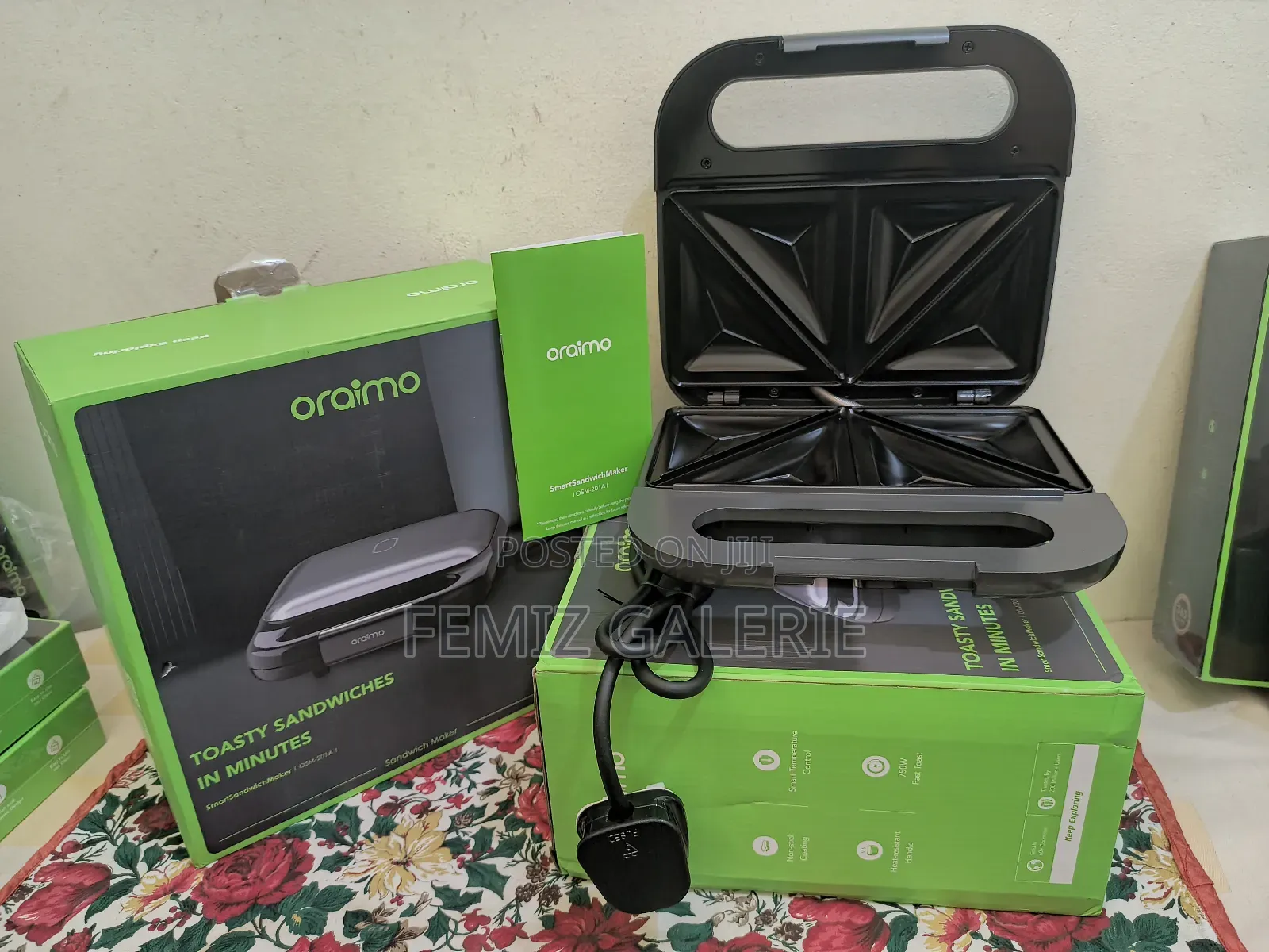 Oraimo Smart Sandwich Maker 750w