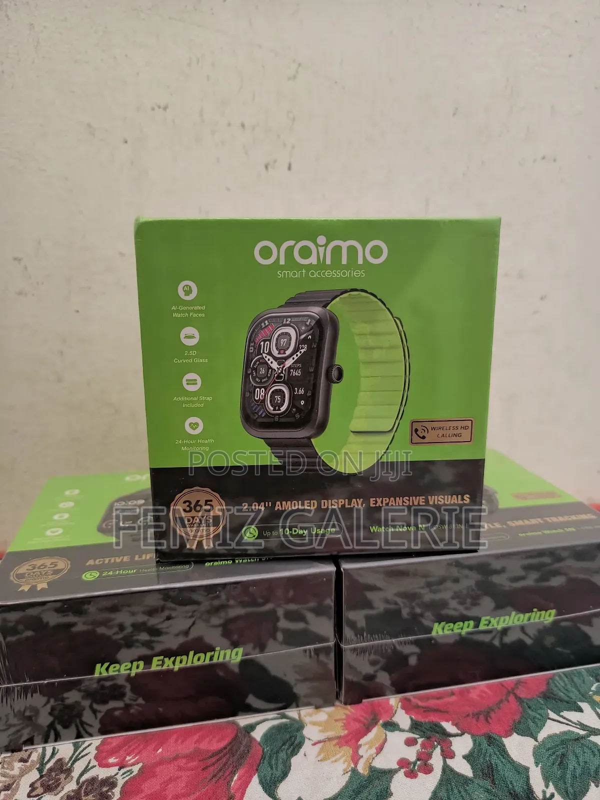 Oraimo Watch Nova N 2.5d Curved Glass Smart Watch