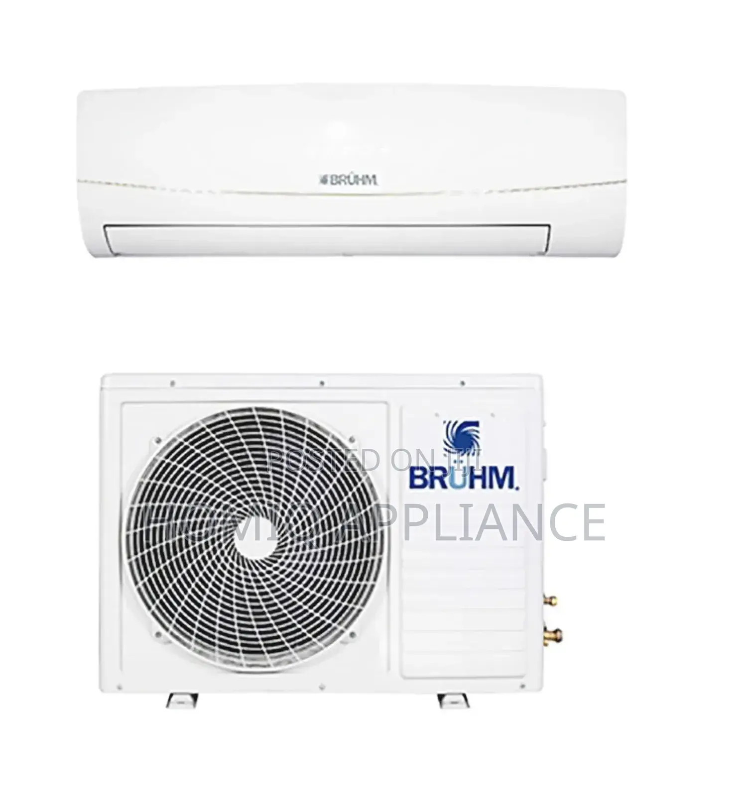 Bruhm 1.5hp R410a (2 Star) Energy-Efficient Split Ac