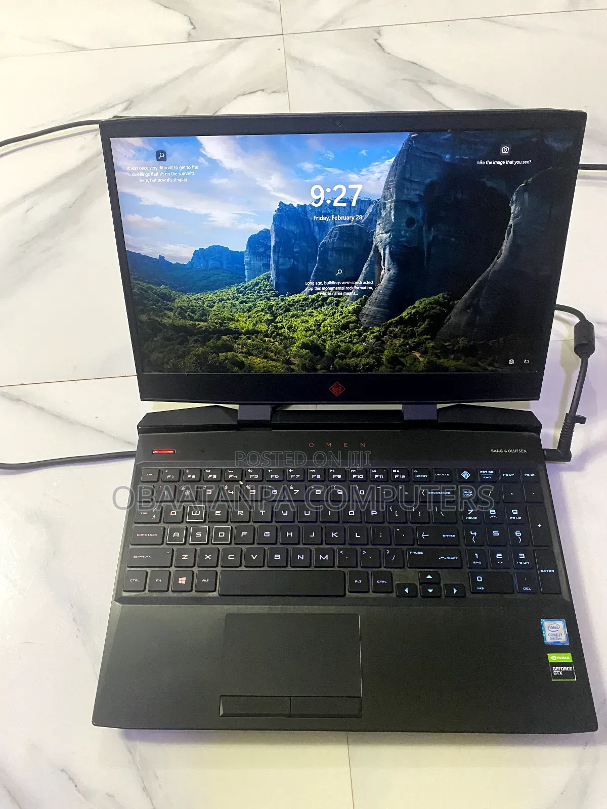 Laptop HP Omen 15t 16GB Intel Core i7 SSD 512GB