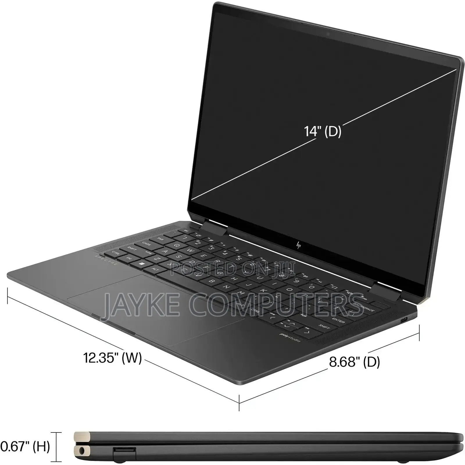 New Laptop HP Spectre 14 32GB Intel Core Ultra 7 SSD 2T