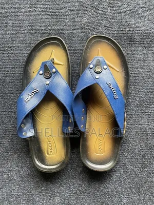 Leather Flip Flops Men's Anti Slip Comfortable Slippers